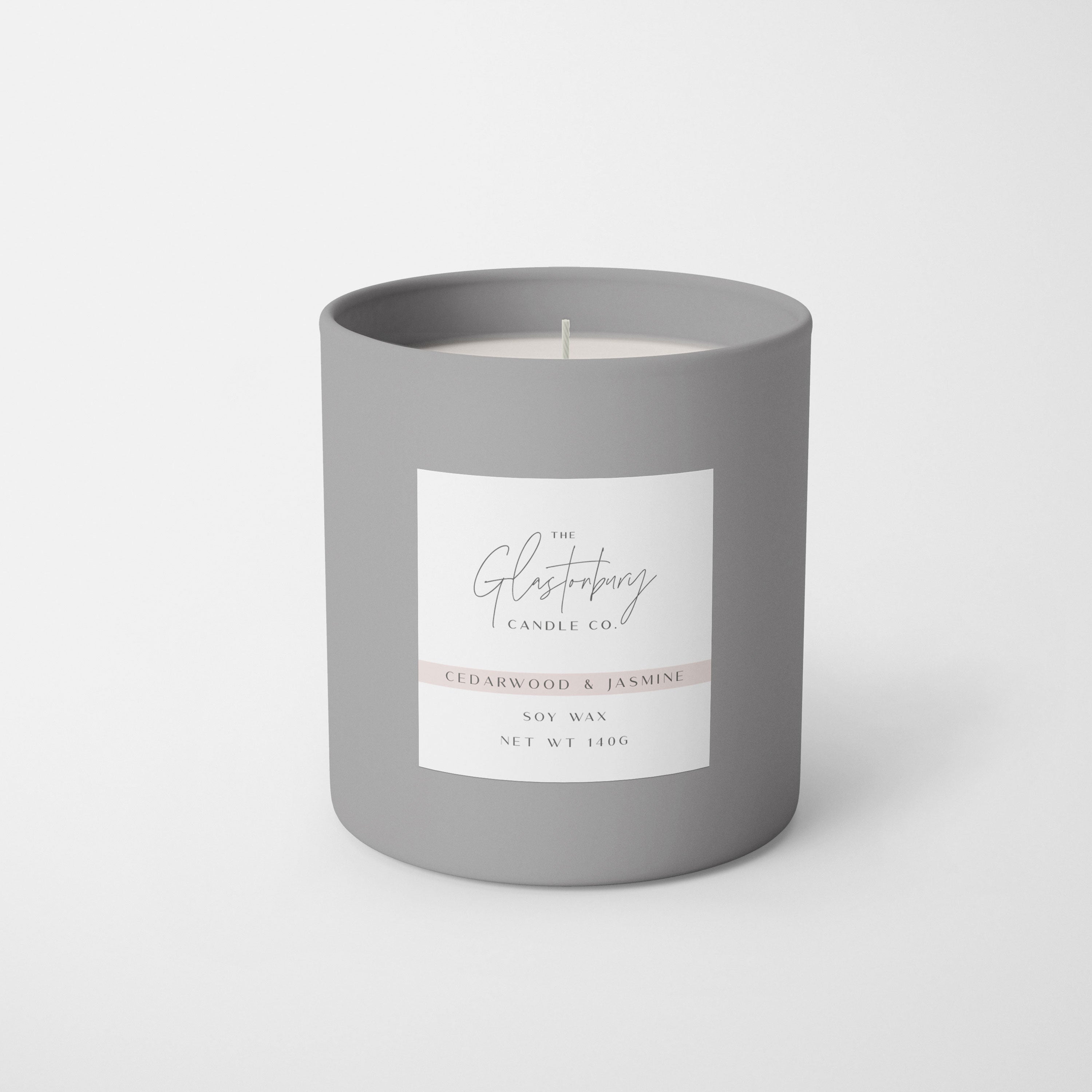 Cedarwood & Jasmine Scented Candle